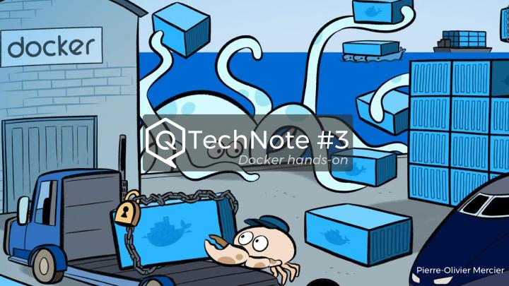 Docker hands-on — cover slide